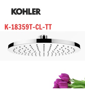 Đầu sen tròn gắn trần Kohler K-18359T-CL-TT