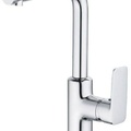 Vòi lavabo nóng lạnh 1 chân cao đen Pure & Style Kludi 400243975