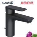 Vòi lavabo nóng lạnh 1 chân đen Kludi Pure & Stlye 402903975