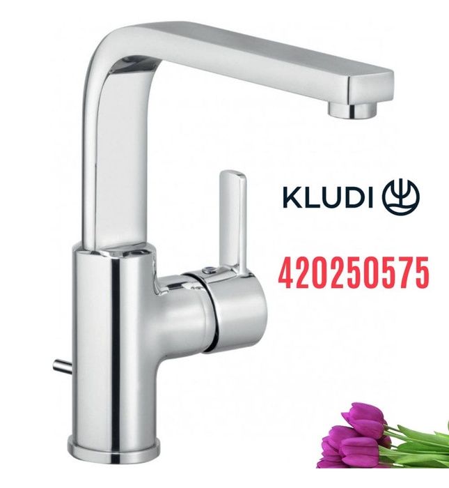 Vòi lavabo nóng lạnh 1 chân cao Zenta Kludi 420250575