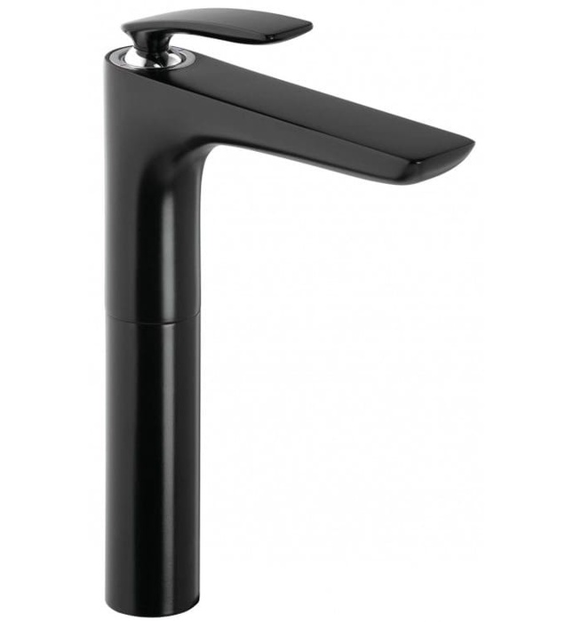 Vòi lavabo nóng lạnh 1 chân cao đen Kludi Balance 522988775