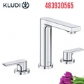 Vòi lavabo nóng lạnh gắn chậu 3 chân Zenta SL Kludi 483930565