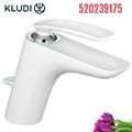 Vòi lavabo nóng lạnh 1 chân trắng Balance Kludi 520239175