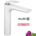 Vòi lavabo nóng lạnh 1 chân cao trắng Kludi Balance 522969175