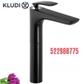 Vòi lavabo nóng lạnh 1 chân cao đen Kludi Balance 522988775
