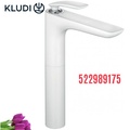 Vòi lavabo nóng lạnh 1 chân cao trắng Kludi Balance 522989175