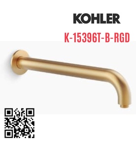 Tay sen gắn tường Kohler K-15396T-B-RGD