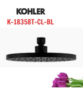 Đầu sen tắm tròn gắn trần Kohler K-18358T-CL-BL