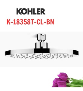 Đầu sen tắm tròn gắn trần Kohler K-18358T-CL-BN
