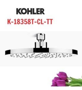 Đầu sen tắm tròn gắn trần Kohler K-18358T-CL-TT