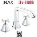 Vòi Chậu Rửa Mặt 3 Lỗ Nóng Lạnh Inax LFV-8100B (Dừng sản xuất)