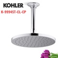 Đầu sen tắm tròn gắn trần Kohler K-99945T-CL-CP