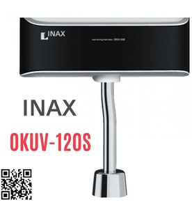 Van Xả Tiểu Cảm Ứng Inax OKUV-120S(B)-0.5DC Dùng Pin 0.5 Lít