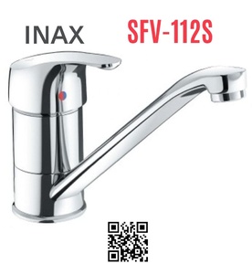 Vòi chậu rửa bát nóng lạnh gắn chậu Inax SFV-112S