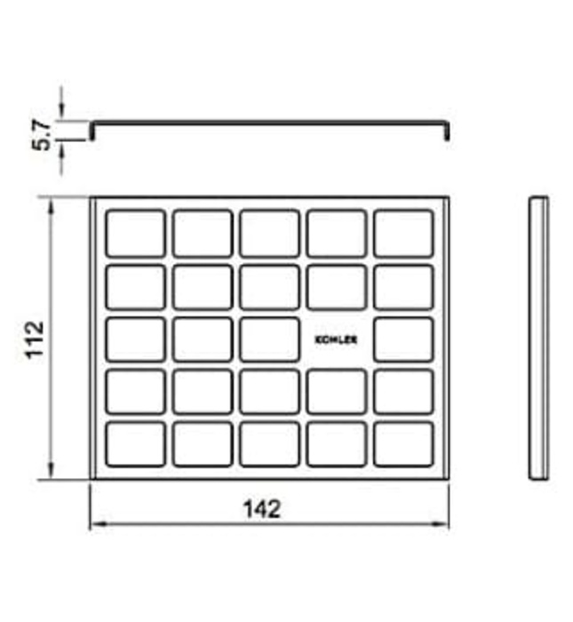 Khay đựng xà phòng nước Kohler Stages K-30080T-BL