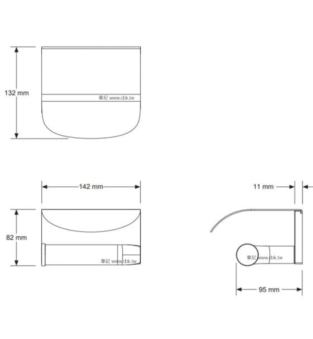 Lô treo giấy vệ sinh Kohler Avid K-97503T-2MB​