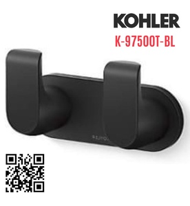 Móc treo đôi Kohler Avid K-97500T-BL