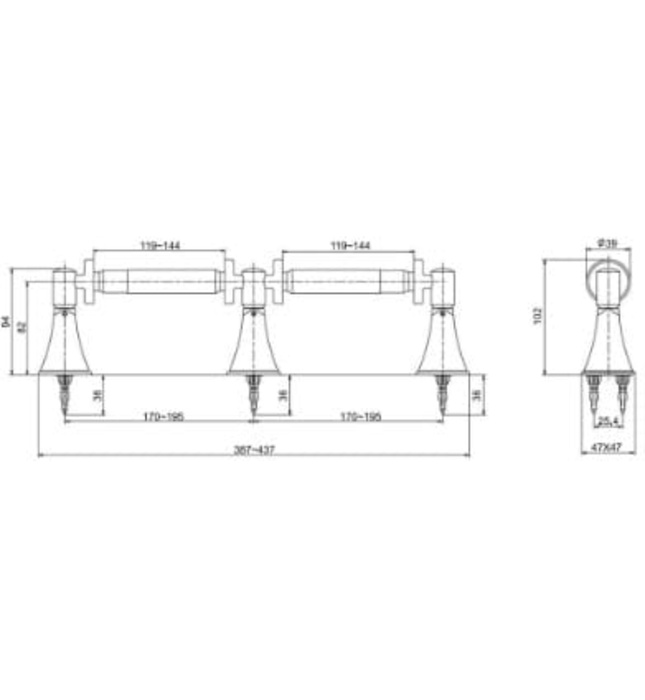 Lô treo giấy vệ sinh đôi Kohler Memoirs K-10454T-2MB​