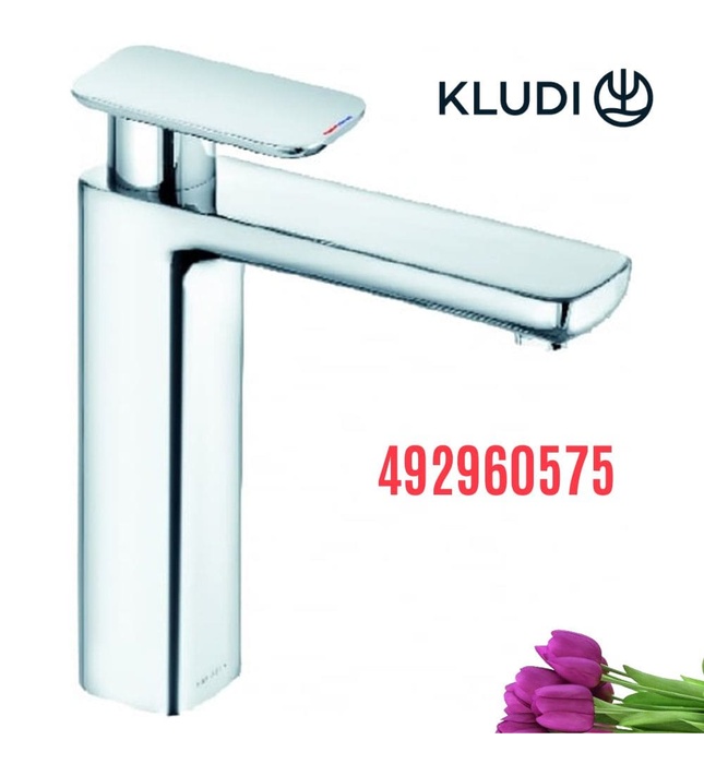Vòi lavabo nóng lạnh 1 chân Kludi 492960575
