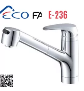 Vòi rửa bát gắn chậu cần rút Hàn Quốc Ecofa E-236