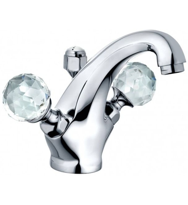 Vòi lavabo nóng lạnh 1 chân 2 núm xoay Adlon Kludi 5101005G5