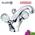 Vòi lavabo nóng lạnh 1 chân 2 núm xoay Adlon Kludi 5101005G5