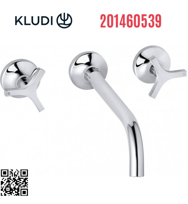 Vòi lavabo nóng lạnh âm tường Kludi Nova Fonte 201460539