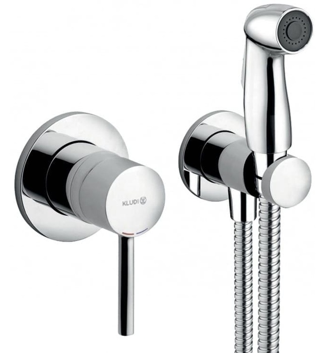 Vòi xịt vệ sinh nóng lạnh Đức Kludi Bozz 389990576