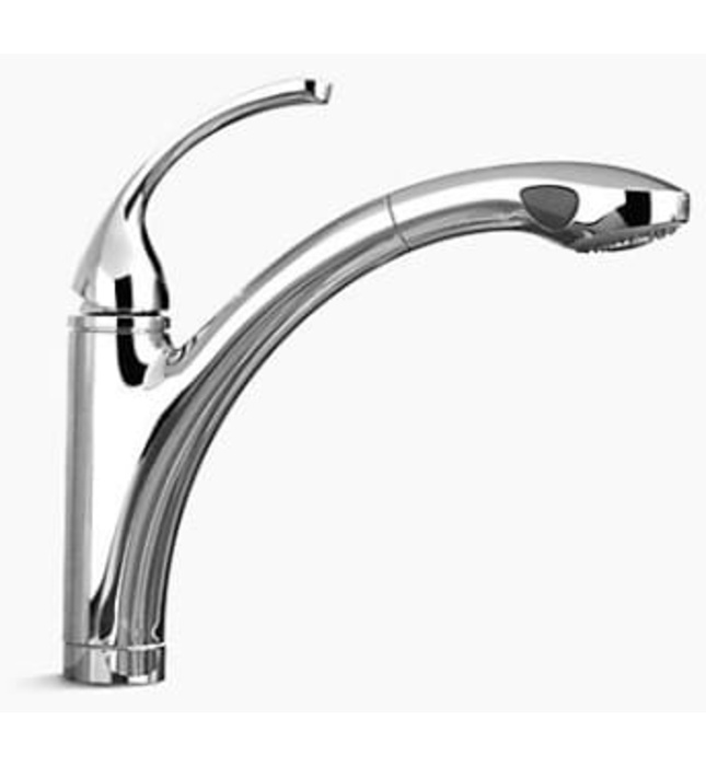 Vòi rửa bát đầu vòi kiểu dây rút Kohler Forte K-10433T-B4-VS