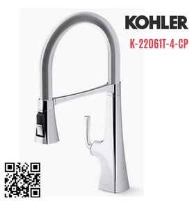 Vòi rửa bát Kohler Graze K-22061T-4-CP