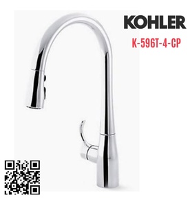 Vòi rửa bát Kohler Simplice K-596T-4-CP