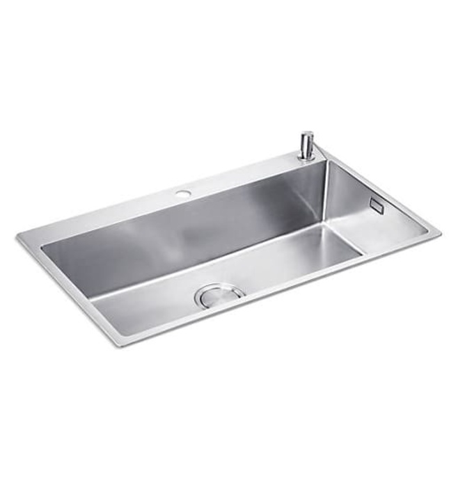 Chậu rửa chén 1 hố âm bàn Kohler Ladena K-23847T-2HD-NA