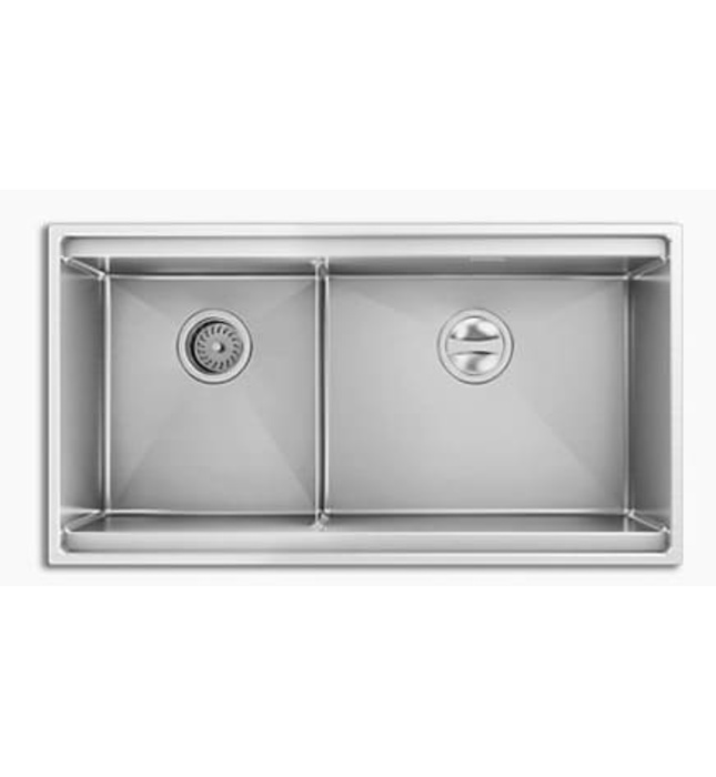 Chậu rửa chén 2 hố âm bàn Kohler Moraine K-99064T-F-NA 