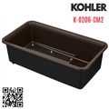 Chậu rửa chén 1 hố âm bàn kèm khay Kohler Cairn K-8206-CM2
