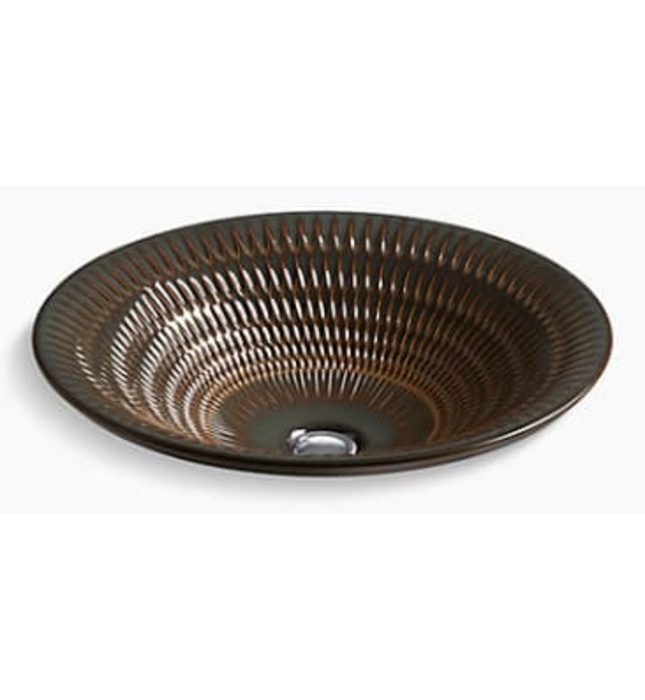 Chậu rửa đặt bàn Wading Pool hình tròn Kohler Derring K-17890-RL-RB2