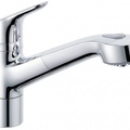 Vòi chậu rửa bát nóng lạnh dây rút Đức Trendo Kludi 335810575