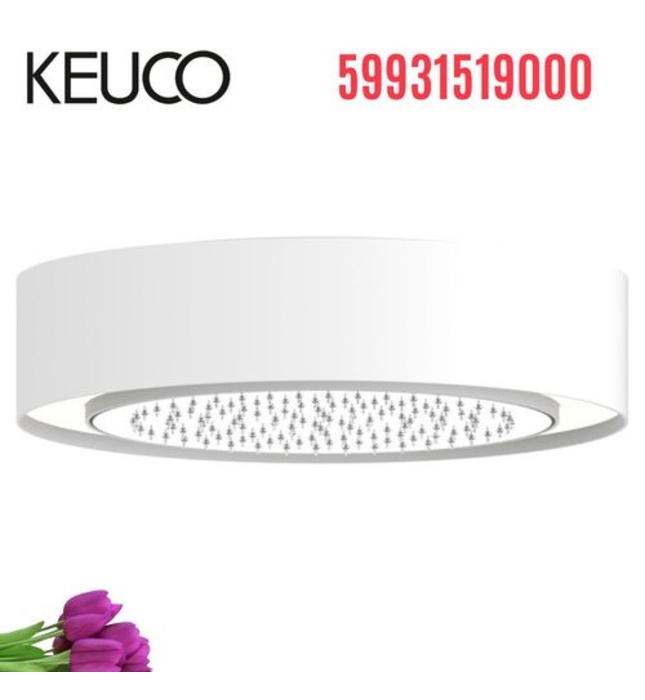 Bát sen phun mưa đèn led tròn Keuco 59931519000 (400mm)