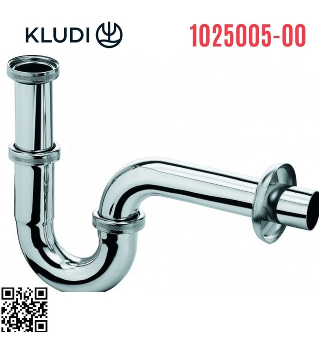 Đuôi xi phông chữ P Kludi 1025005-00