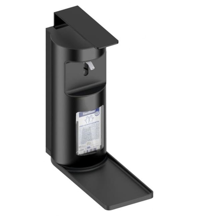 Bình dung dịch xà phòng treo tường đen Plan Keuco 34954370100