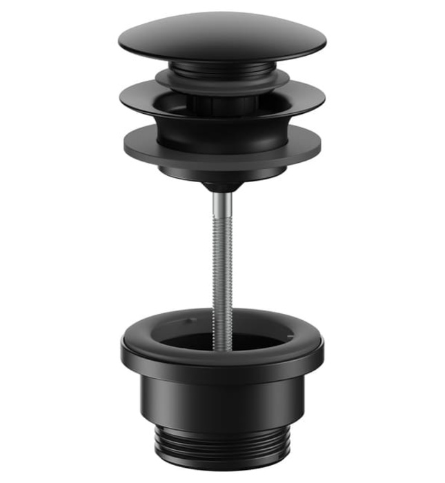 Đầu xi phông nhấn lavabo đen Keuco 59902130000