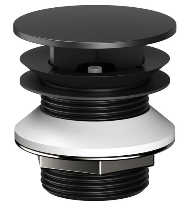 Đầu xi phông nhấn lavabo đen Keuco 59904130000