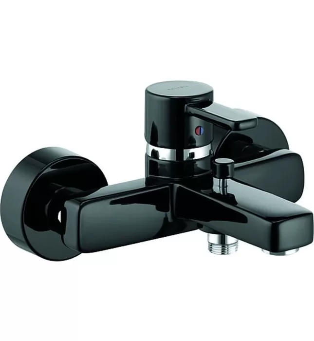 Củ sen tắm nóng lạnh Zenta đen Kludi 386708675