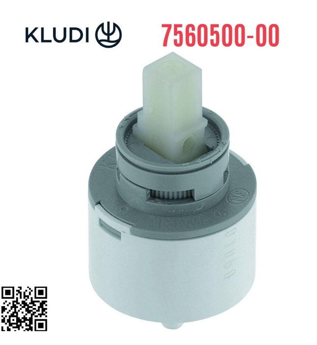 Van đóng mở nước Ceramic Kludi 7560500-00
