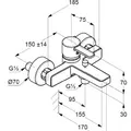 Củ sen tắm nóng lạnh Zenta Kludi 386700575