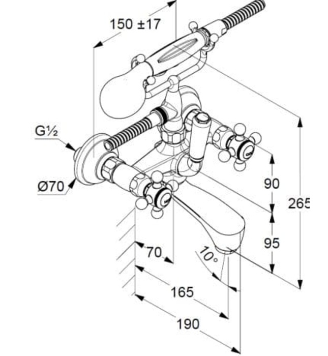 Sen tắm nóng lạnh Adlon Kludi 514410520