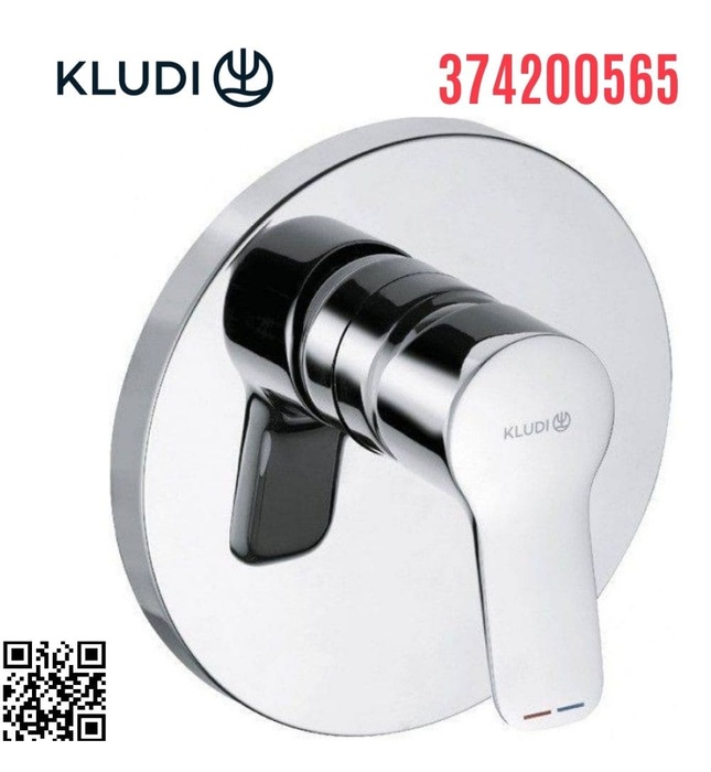 Mặt nạ bộ trộn âm 1 đường nước Pure & Easy Đức Kludi 374200565