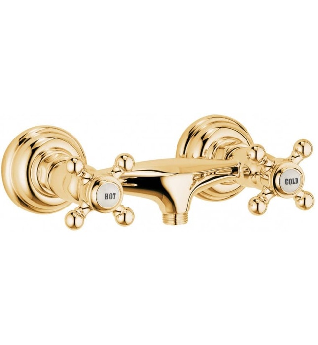 Bộ trộn nóng lạnh 2 núm xoay mạ vàng Kludi Adlon 516104520