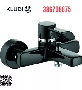 Củ sen tắm nóng lạnh Zenta đen Kludi 386708675