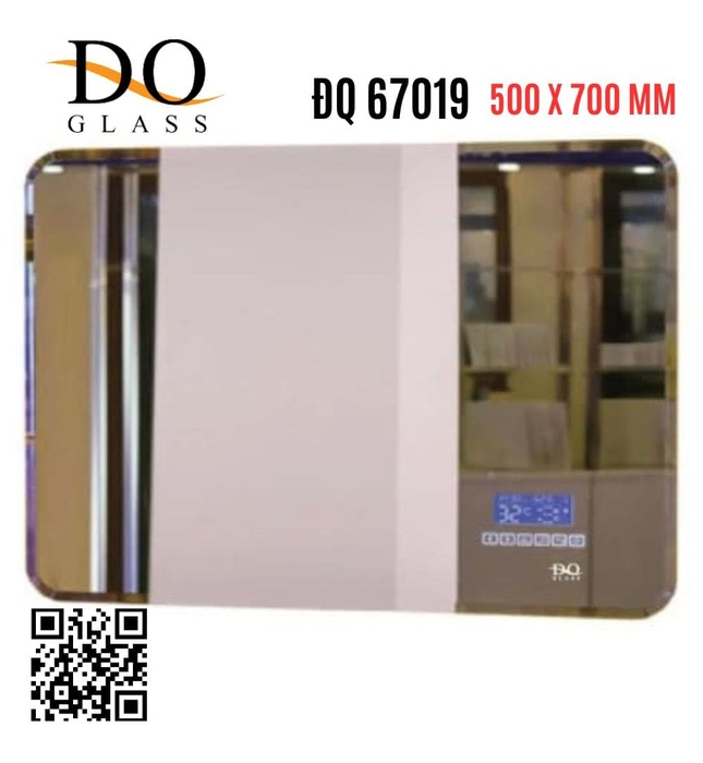 Gương Đèn Led Chữ Nhật 500 x 700 mm Đình Quốc ĐQ 67019