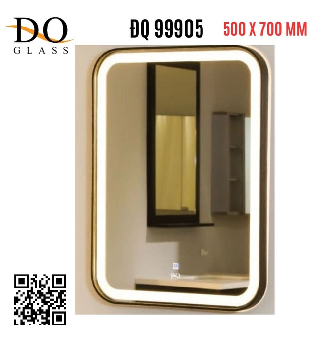 Gương Đèn Led Chữ Nhật 500 x 700 mm Đình Quốc ĐQ 99905 